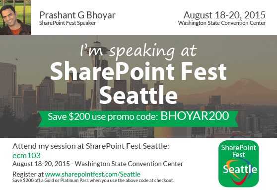 Speaker SPFest Seattle 2015
